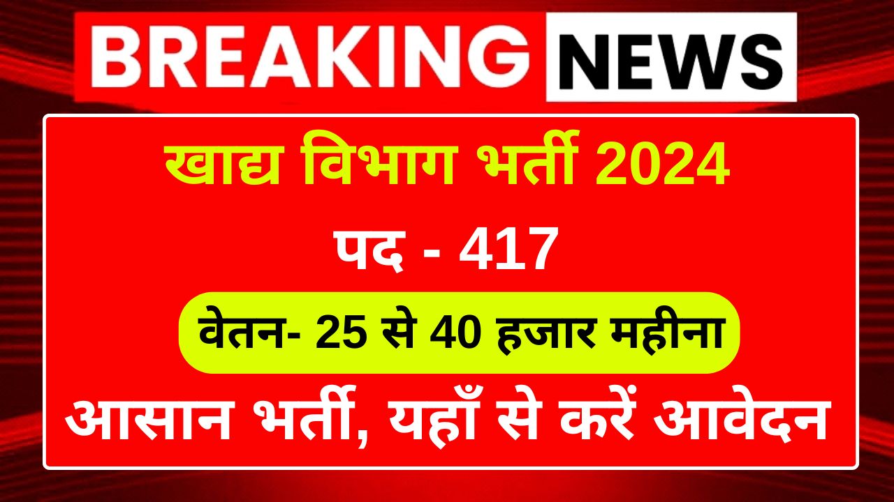 UPSSSC Vacancy 2024